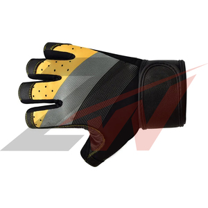 Guantes de Gimnasio para Levantamiento de Pesas Directo de Fábrica, con Palma Acolchada de Gamuza y Soporte para Muñeca, Guantes de Fitness para Entrenamiento, Muestra de 7 Días - Product Image 5