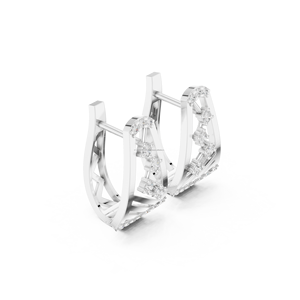 Findmine Jewels 14K Gold Vermeil ต่างหูรูปสามเหลี่ยมแบบห้อย - Product Image 4