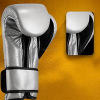 Gants de boxe professionnels en cuir PU à double sangle avec logo personnalisé, soutien maximal du poignet, MMA, Muay Thai, extérieur, 12oz 14oz