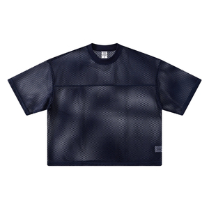 Conjunto Deportivo de Verano para Hombre, Camiseta de Baloncesto Negra de Malla con Cuello Redondo y Manga Corta, Corte Holgado y Transpirable, Pantalones Cortos con Cordón Ajustable - Product Image 4