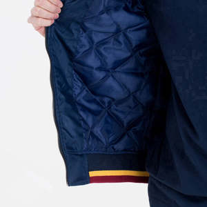 Chaqueta Bomber Deportiva para Hombre con Logotipo Personalizado, Chaqueta Bomber de Tela Acanalada con Soporte de Alto Impacto - Product Image 3