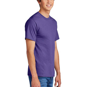 T-shirts d'été pour hommes à manches courtes, col rond, 100 % coton doux, qualité supérieure, logo imprimé, tricot anti-boulochage, coupe ample - Product Image 2