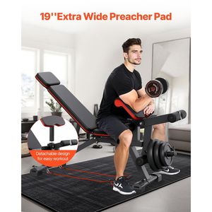 Panca da Allenamento Regolabile 800 libbre per Esercizi Total Body, Panca per Allenamento della Forza a Casa, Panca Regolabile 800 libbre - Product Image 4