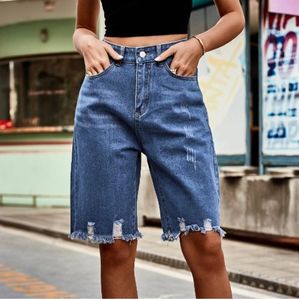 Jean en denim délavé coupe droite taille mi-haute décontracté et respirant pour femme, nouvelle collection été 2026, style vintage européen et américain - Product Image 4