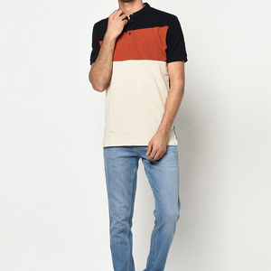 เสื้อโปโลแฟชั่นผู้ชาย แขนสั้น สำหรับฤดูร้อน น้ำหนักเบา นุ่มสบาย ดีไซน์มีสไตล์ พร้อมโลโก้แบบกำหนดเอง - Product Image 1