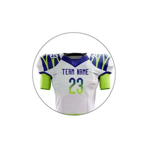 SMART SHINE ENTERPRISES Uniforme de football américain Vêtements de sport personnalisés Respirant Grande taille Manches courtes 100% polyester Fabriqué pour hommes - Product Image 5