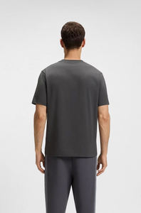 Camiseta de Algodón Gris Oscuro Premium para Hombre, Manga Corta, Cuello Redondo, Estilo Casual Urbano, Básica, MARFA INTERNATIONAL - Product Image 4