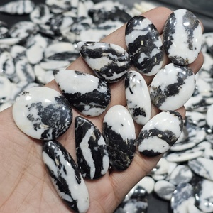 Lote de cabujones de jaspe cebra natural al por mayor, lote de piedras preciosas de jaspe para la fabricación de joyas - Product Image 2