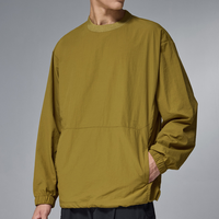 Kaos Rajut Pria Lengan Pendek O-Neck Warna Solid Ukuran Besar Atasan Kasual Ramah Lingkungan untuk Aktivitas Luar Ruangan Hitam Abu-abu