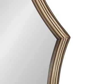 Scalloped Edge Wall <b>Mirror</b> – Modern Decorative Gold <b>Frame</b> <b>Mirror</b> for Living Room, Bedroom & Home Decor - Product Image 4