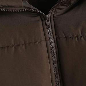 Exclusive Women's Heavy Softshell <b>Winter</b> Cropped Short Bubble Puffer Jacket with Detachable Collar Polyester Filled - Product Image 3