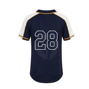 Uniforme de baseball personnalisé pour hommes, maillot à boutons et pantalon assorti, vêtements de sport légers pour l'entraînement et la compétition - Product Image 4