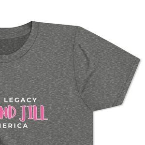 เสื้อยืดลำลองผู้หญิงลายพิมพ์สีชมพู แบรนด์ Jack and Jill Living Legacy แขนสั้น คอกลม เนื้อผ้านุ่ม สั่งทำได้ ขายส่งเสื้อผ้า - Product Image 5