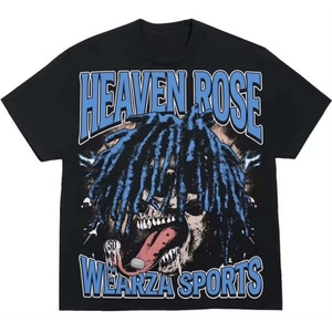 Camiseta Oversize de Algodón 100% con Gráfico Gótico Oscuro de Demonio para Hombre, Estilo Urbano Pesado, Estampado Serigrafiado, Venta al por Mayor OEM B2B - Product Image 4