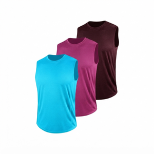 OEM Private Label Dry Fit Athletic Muscle <b>Singlet</b> High Performance <b>Running</b> Gym Tank Tops - Product Image 2