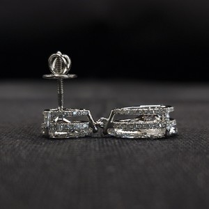 Pendientes de Lujo con Baño de Oro de 14K y Diamantes, Diseños Elegantes para Fiestas y Uso Diario, para Mujeres y Niñas - Product Image 2