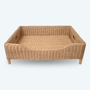 Sofás de mimbre hechos a mano para mascotas, sofá cama para perros, camas para gatos, precio directo de fábrica - Product Image 6