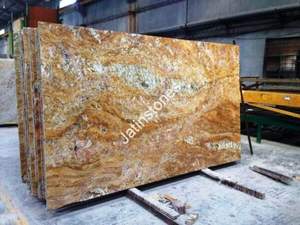 Losas de Granito Imperial Gold, Superficie de Piedra Natural Pulida para Encimeras de Cocina, Pisos, Revestimiento de Paredes, Uso Interior - Product Image 4