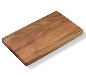 Tabla de Cortar de Madera de Acacia de Alta Calidad con Mango, Estilo Americano, Resina Añadida, Duradera, Ecológica, Ligera, No Tóxica, para Cocina - Product Image 4