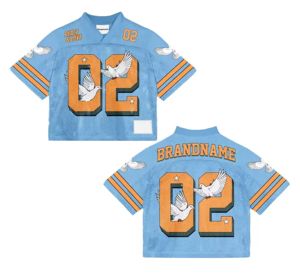 Camiseta Deportiva de Fútbol Americano IOTA Personalizada, Premium, de Malla, con Diseño de Logotipo Bordado, Estilo Crop, para Hombre - Product Image 4