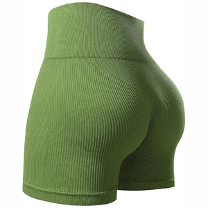 Nouveaux shorts de sport pour femmes 2026 en Spandex/Modal, leggings de fitness sans couture, shorts de yoga taille haute 220g - Product Image 6