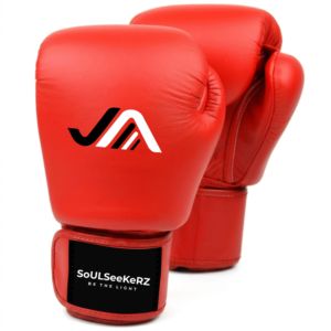 Guantes de Boxeo Personalizados Unisex de Cuero Vacuno, para Kick Boxing, Muay Thai, Entrenamiento Profesional, Cierre de Gancho y Bucle, Protección UV Alta - Product Image 1