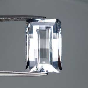 Topacio Blanco Natural, Forma Elegante, Gema Suelta, Piedra Facetada Transparente para Joyería, Proveedor Mayorista - Product Image 2