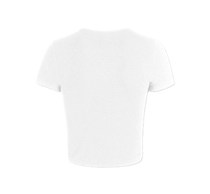 Camisetas Cortas Casuales Ecológicas de Tallas Grandes para Mujer al por Mayor, de Manga Corta con Encaje Hueco y Logotipo, 100% Algodón Jersey, Personalizables - Product Image 4
