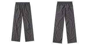 Pantalon coupe slim décontracté pour homme, coupe-vent, 100% coton, taille élastique, pantalon d'hiver - Product Image 5
