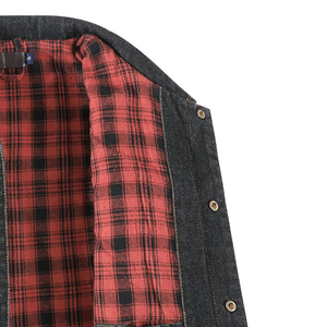 Veste en jean pour homme à prix ajustable, qualité supérieure, respirante, vente chaude, légère, entièrement personnalisable - Product Image 4