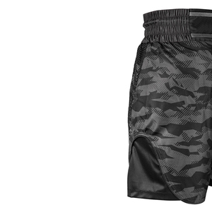 Shorts de boxe MMA personnalisés de haute qualité avec logo sur le devant, tailles personnalisées, shorts de boxe MMA respirants et anti-transpiration - Product Image 3