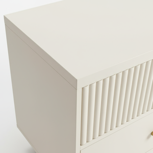 PKP FURNITURE Comfortable Modern 2-Drawer <b>Chest</b> Wood Bedroom Furniture Minimalist Design Durable Home <b>Storage</b> Cabinet Apartment - Product Image 5