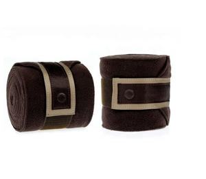 Vente en gros Lot de 4 couleurs de bandelettes de polo pour chevaux Bandages équestres stables Leggings en polaire pour l'équitation 320 GSM - Product Image 6