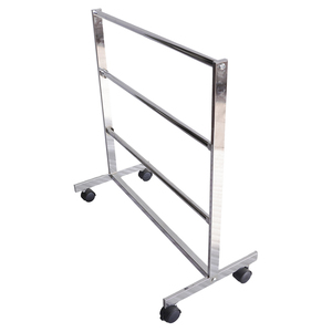 Présentoir pliable Bros Display pour vêtements, étagère métallique robuste et portable à plusieurs niveaux, présentoir de vêtements pour la vente au détail, OEM ODM Vietnam - Product Image 5