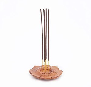 Custom Wood Printed Incense Stick Holder Round Ash Catcher <b>Tray</b> Modern Wooden Incense Burner for Home Decor Meditation Yoga Use - Product Image 2