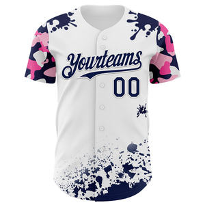 Maillots de baseball brodés de haute qualité, respirants et à séchage rapide, vêtements de sport, impression par sublimation personnalisée, nom des joueurs, manches courtes - Product Image 3