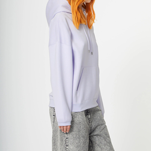 Sudadera con Capucha Extra Grande de Invierno para Mujer, 100% Algodón, Logotipo Bordado en la Parte Delantera, Color y Talla Personalizables - Product Image 3