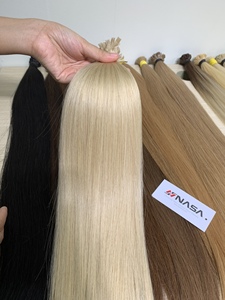 ผมแท้เวียดนามเกรดพรีเมียม 1 กก. คุณภาพ 100% ความยาว 22-26 นิ้ว สีบลอนด์ PLA # 613 สำหรับเคราติน-ทิป นาซ่า แฮร์ รุ่นแอนดี้ - Product Image 3