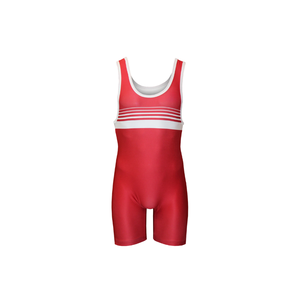 Débardeur rayé rouge et blanc pour homme avec short, séchage rapide, tenue de sport et de fitness - Product Image 5