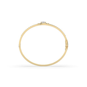 3.25 Carat Lab Grown Diamond Bracelet 14K/10K <b>Solid</b> <b>Gold</b> Round Brilliant Cut Jewelry for Engagement Wedding & Special Occasions - Product Image 3