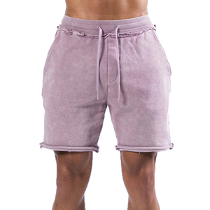 Pantalones Cortos de Algodón Desgastado de Lujo OEM Personalizados, Diseño de Doble Cintura, Logotipo Bordado, Dobladillo Tejido, Marca Privada, Ropa Urbana - Product Image 5