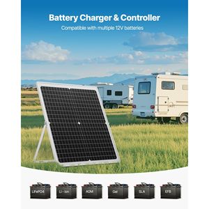 เครื่องชาร์จแบตเตอรี่แผงโซลาร์30W 12V อัจฉริยะตัวควบคุม MPPT แบบปรับได้บำรุงรักษาแบตเตอรี่พลังงานแสงอาทิตย์ - Product Image 4