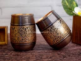 Premium Handmade Copper Hammered Water Glass Traditional Metal Drinking Tumbler for Home Kitchen Dining and Restaurant - Product Image 2
