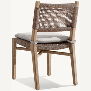 Meubles d'extérieur en promotion, style moderne et épuré, chaise sans accoudoirs durable et de bonne qualité pour une personne. - Product Image 5