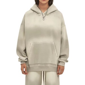 Fabrication de sweats à capuche en gros, impression personnalisée, broderie, molleton vintage, coupe ample, streetwear unisexe, haute qualité, 100% coton - Product Image 1