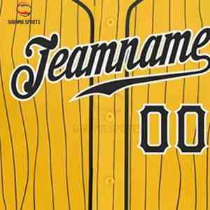 Camiseta de béisbol personalizada para hombre, con botones, para equipo, al por mayor, sublimada, diseño personalizado, poliéster transpirable - Product Image 3