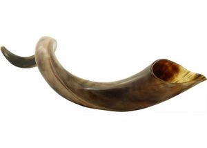 Shofar artisanal en corne de buffle naturelle, instrument religieux traditionnel en corne de bélier pour la cérémonie juive, prière de Rosh Hashanah - Product Image 3