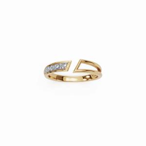 Top Demanded 925 Sterling Silver Moissanite Diamond Ring With Brilliant Cut Stone For Engagement And Anniversary for Sale - Product Image 2