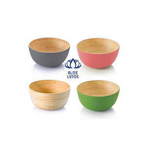 BEST SELLER Bol en bambou naturel fait à la main |   Bol de service en bambou écologique pour la décoration de la maison, les fruits, les collations et la vaisselle - Product Image 1