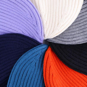 Korean Style Acrylic Jacquard Knitted Breathable <b>Waterproof</b> Adjustable Solid Color Casual Winter <b>Beanie</b> for Adults - Product Image 2